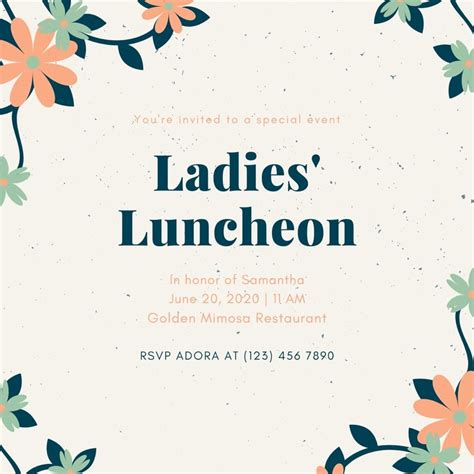 Brunch Invitation Ideas