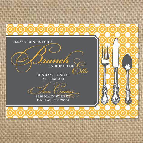 Brunch Invitation Ideas