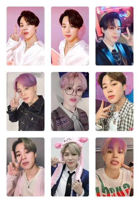 BTS Jimin Love Photocard Template for Fans Worldwide