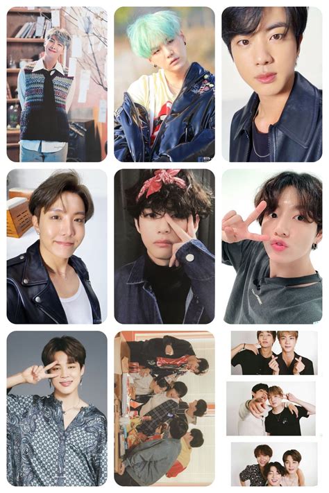 BTS photocard printable 8