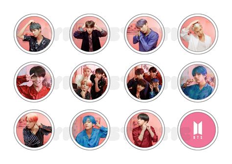 BTS Stickers Printable Inspiration