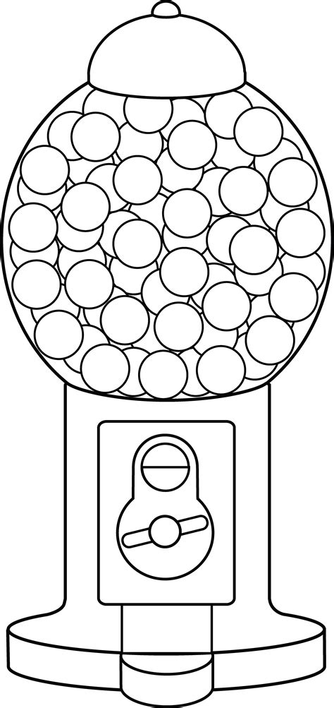 Bubble Gum Machine Template Pictures