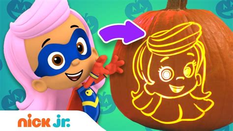 Bubble Guppies Pumpkin Carving Template