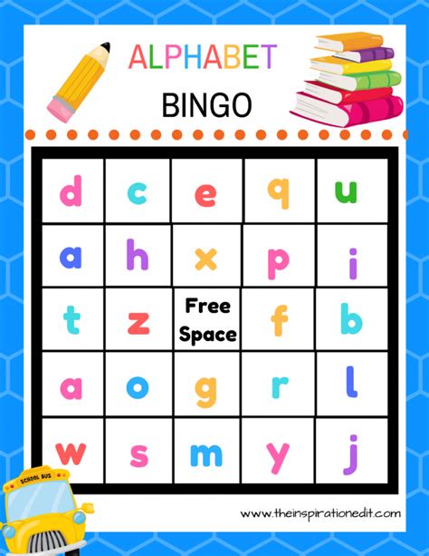 Bubble Letter Bingo