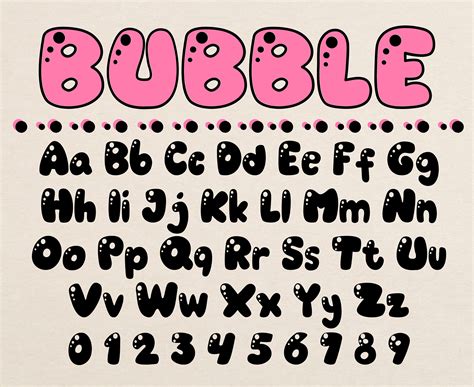 Bubble Letter Graphics