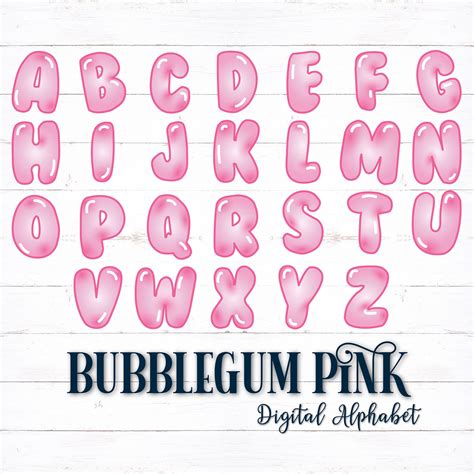 Example of Bubble Letters