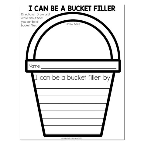 Bucket Filler Printables For A Kinder Classroom