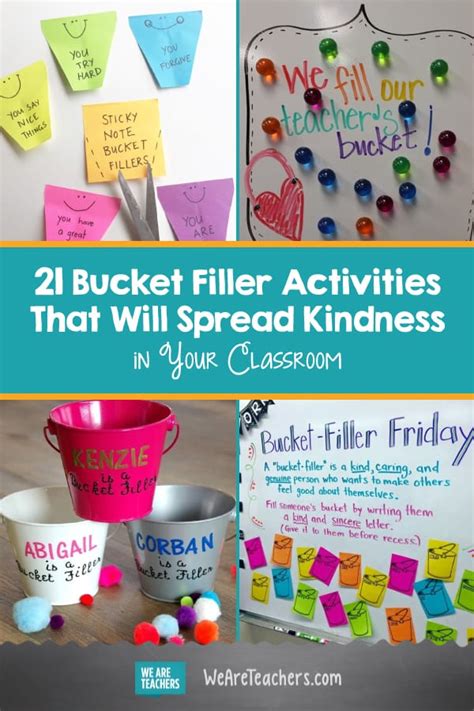 Bucket Filling Activities for Classroom