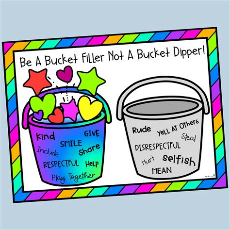 Bucket Filling Story Sequence