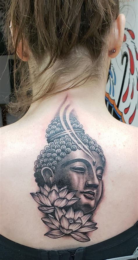 Buddha Lotus Tattoo Design