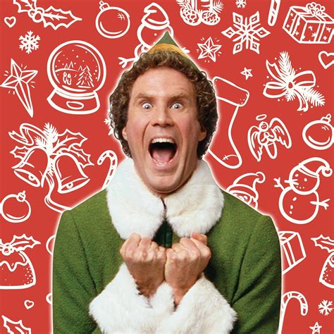 Buddy the Elf Excited Face Printable Template