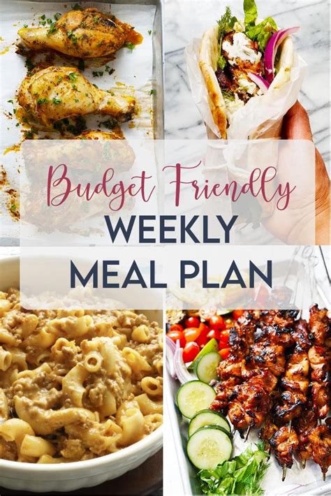 A person planning budget-friendly meals