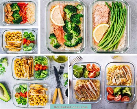 Budget-friendly meal prep template