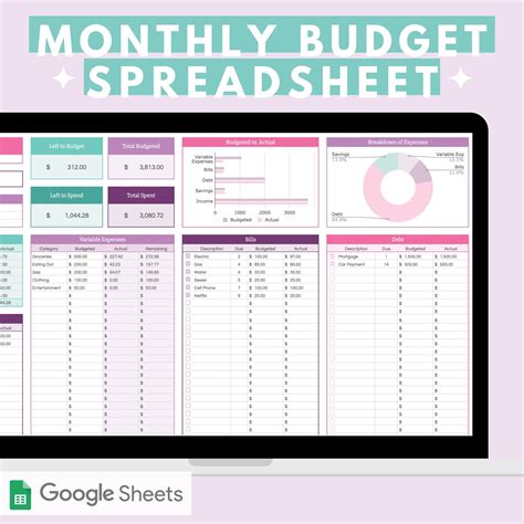 Budget Template Google Docs