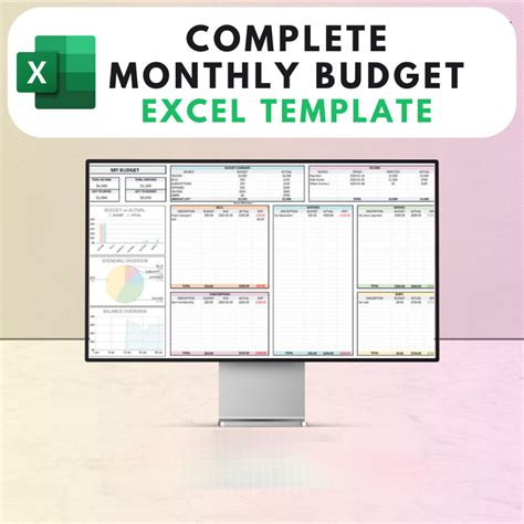 Budget Template with Automated Calculations