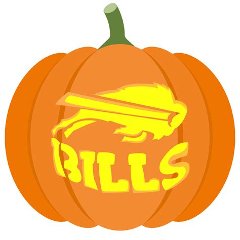 Buffalo Bills Pumpkin Carving Stencils