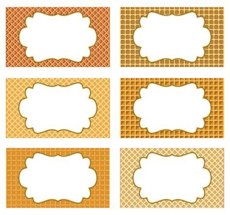 Buffet Label Templates PDF