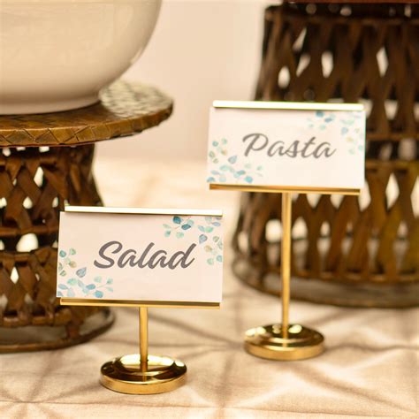 Benefits of buffet labels