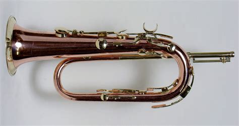 Bugle player in a formal uniform