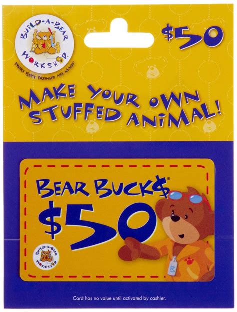 Build-A-Bear gift cards