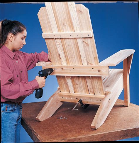 Building an Adirondack chair