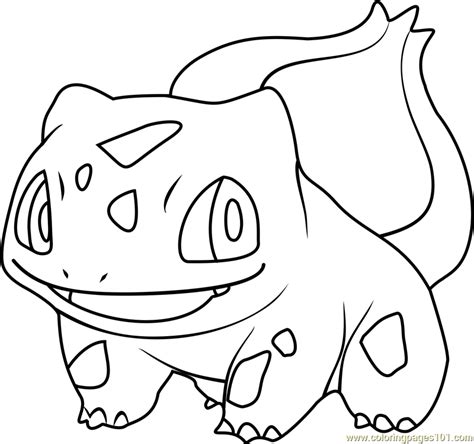 Bulbasaur Colouring Page