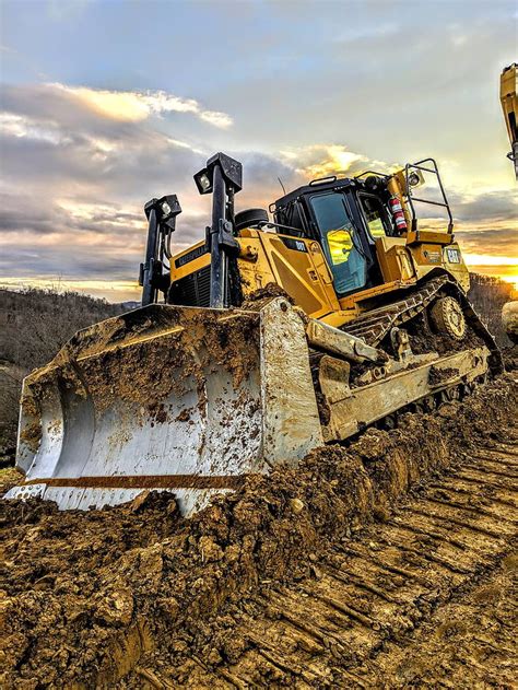 A bulldozer clearing land for construction