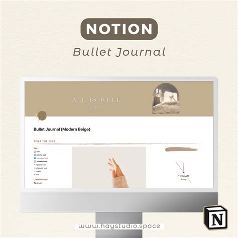 Bullet Journal Notion Templates