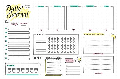 Bullet Journal Template