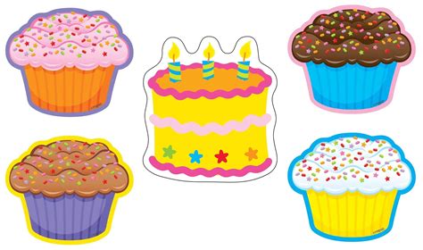 Bulletin Board Birthday Cupcake Template Designs Gallery 2