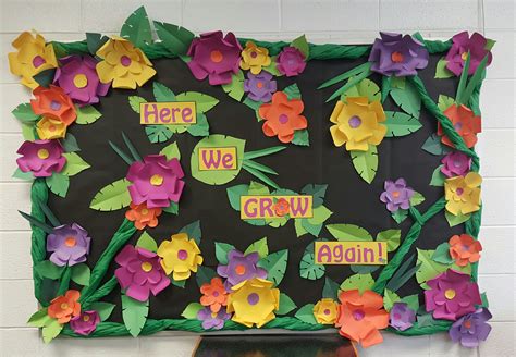 Photo of different bulletin board flower ideas