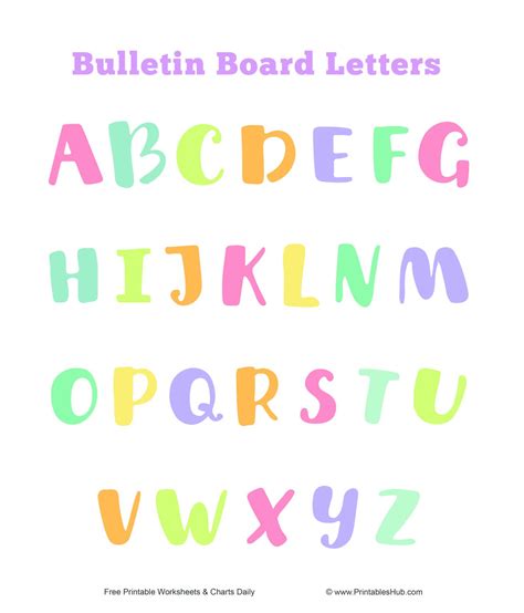 Benefits of using free printable bulletin board letter templates