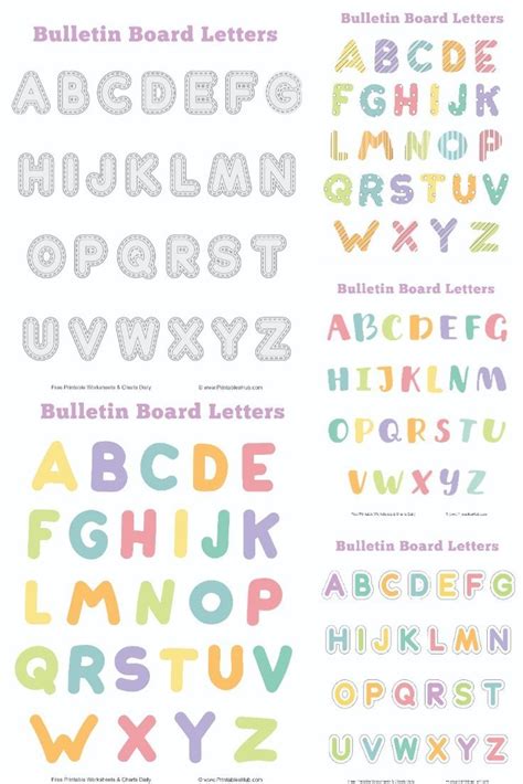 Bulletin Board Letter Templates for Libraries