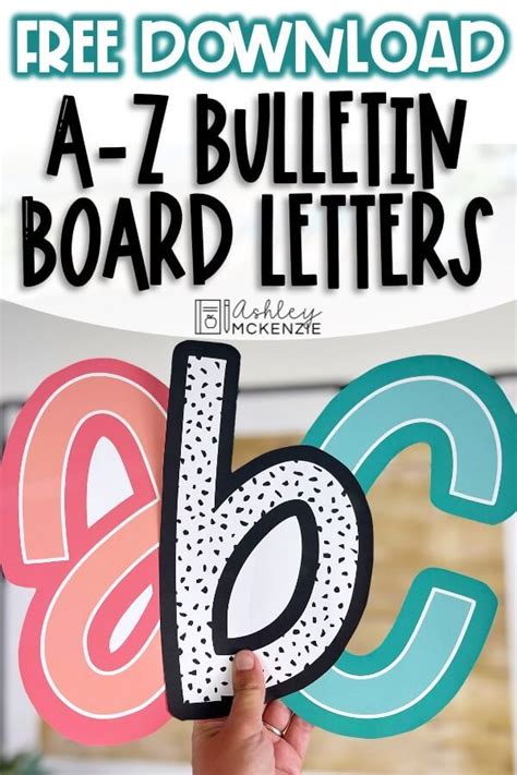 Printable Bulletin Board Letters