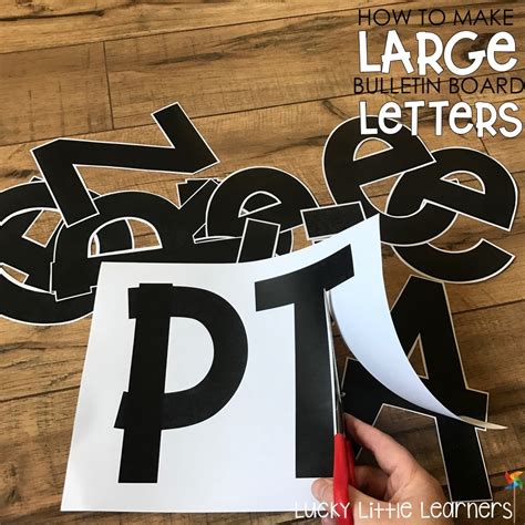 Bulletin Board Letters Templates