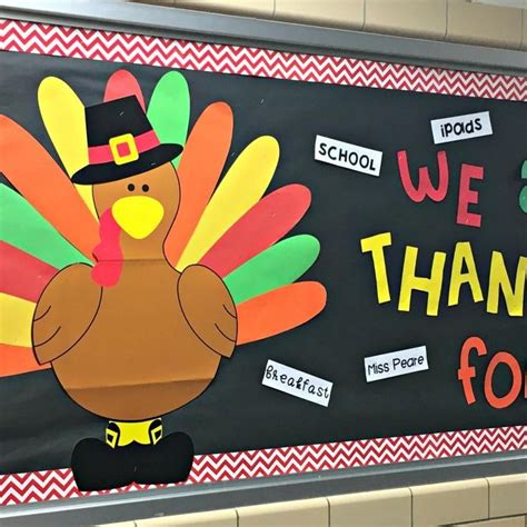 Bulletin Board Turkey Template