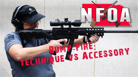 Bump fire technique