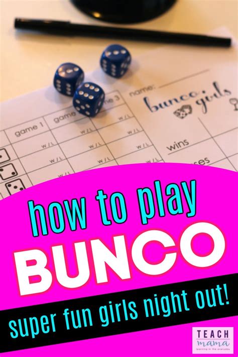 Bunco Game Night Fun 1