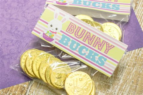 Bunny Bucks printables for kids