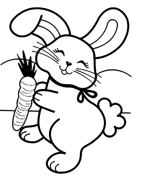 Bunny Coloring Page 1