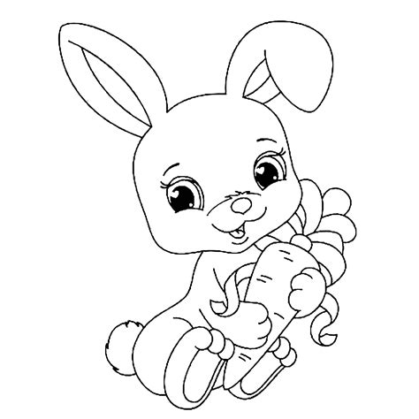 Bunny Coloring Pages for Kids