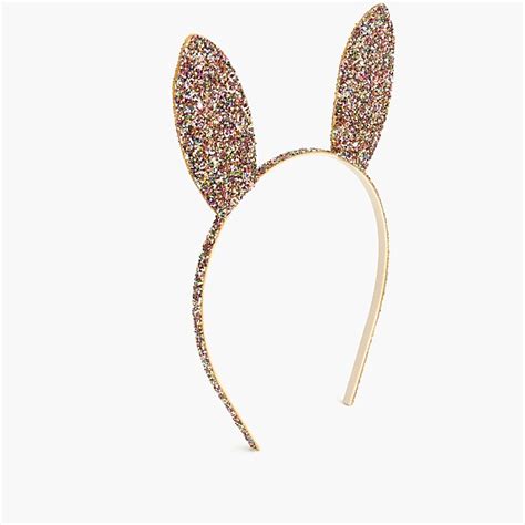 Bunny ears headband with glitter