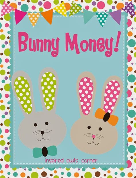 Bunny money educational resources for kids