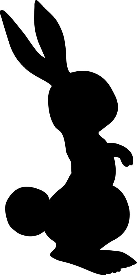 Bunny Silhouette Printable Art