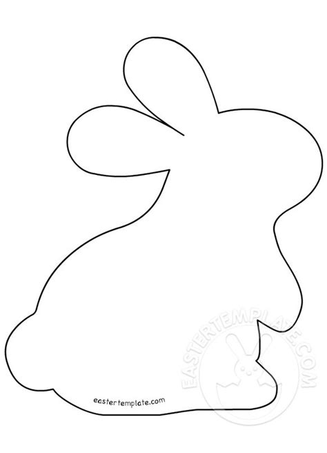 Bunny Template for Crafting