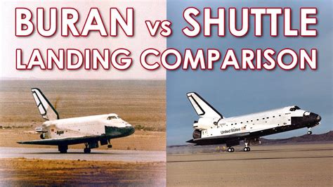 Buran and Space Shuttle Differences