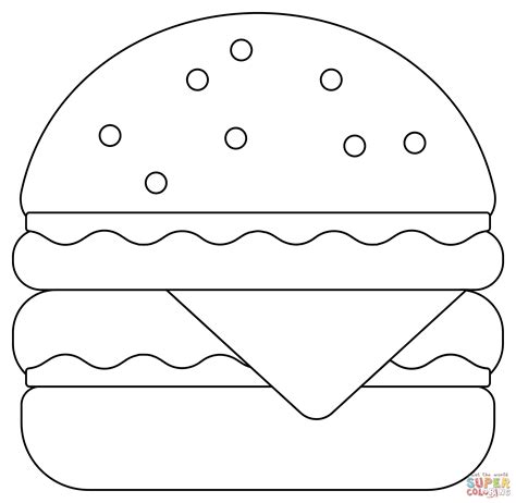 Burgers coloring pages