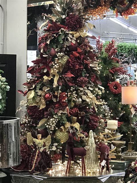 Burgundy Christmas Tree