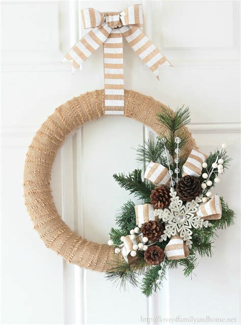 Burlap Christmas Banner