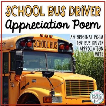 Bus Driver Appreciation Poem